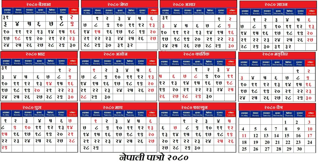 Bikram Sambat: The Traditional Hindu Calendar System and the Nepali New Year Celebration