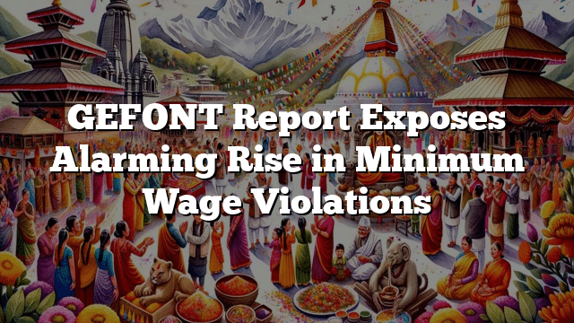 GEFONT Report Exposes Alarming Rise in Minimum Wage Violations