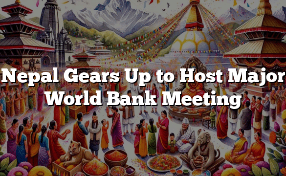 Nepal Gears Up to Host Major World Bank Meeting