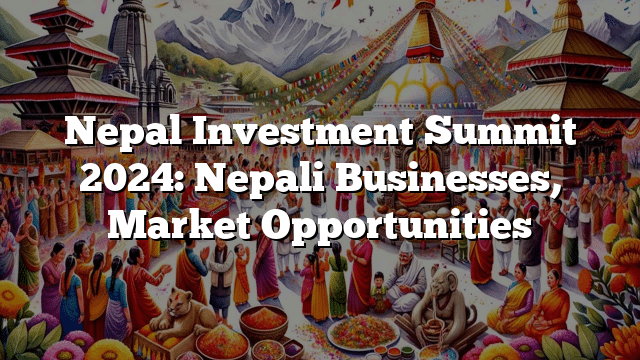 Nepal Investment Summit 2024: Nepali Businesses, Market Opportunities