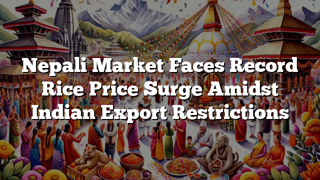 Nepali Market Faces Record Rice Price Surge Amidst Indian Export Restrictions