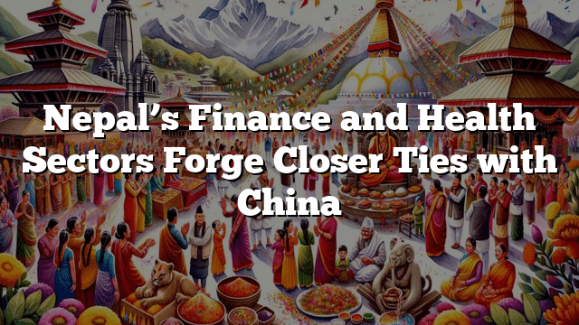 Nepal’s Finance and Health Sectors Forge Closer Ties with China