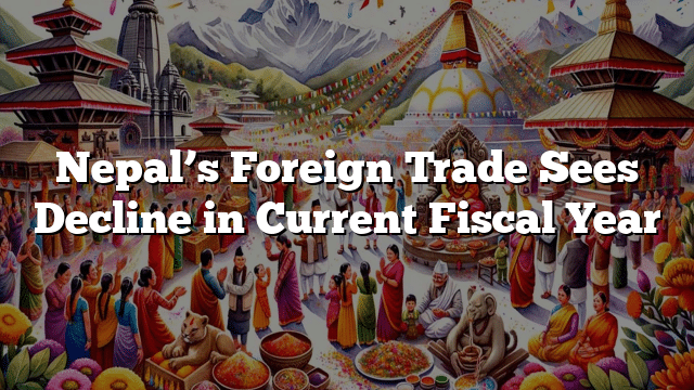 Nepal’s Foreign Trade Sees Decline in Current Fiscal Year