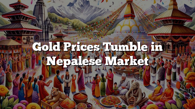 Gold Prices Tumble in Nepalese Market