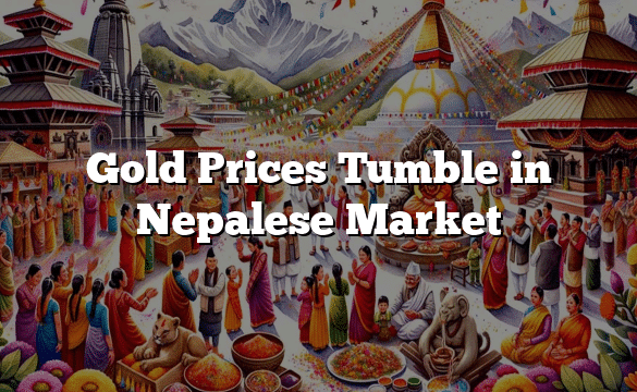 Gold Prices Tumble in Nepalese Market