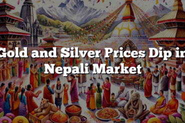 Gold and Silver Prices Dip in Nepali Market
