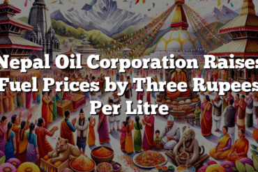 Nepal Oil Corporation Raises Fuel Prices by Three Rupees Per Litre