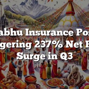Prabhu Insurance Posts Staggering 237% Net Profit Surge in Q3