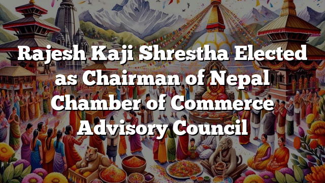 Rajesh Kaji Shrestha Elected as Chairman of Nepal Chamber of Commerce Advisory Council