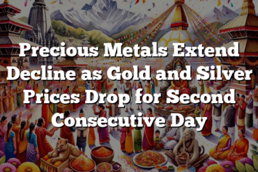 Precious Metals Extend Decline as Gold and Silver Prices Drop for Second Consecutive Day
