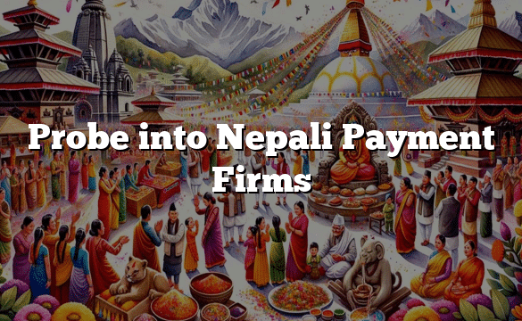 Probe into Nepali Payment Firms