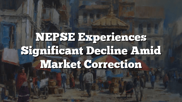 NEPSE Experiences Significant Decline Amid Market Correction